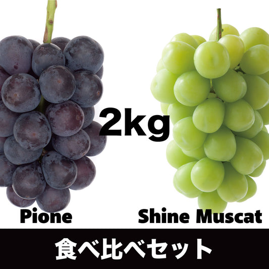 シャインマスカット・ピオーネ【約2kg/2～5房】EC021（税込）