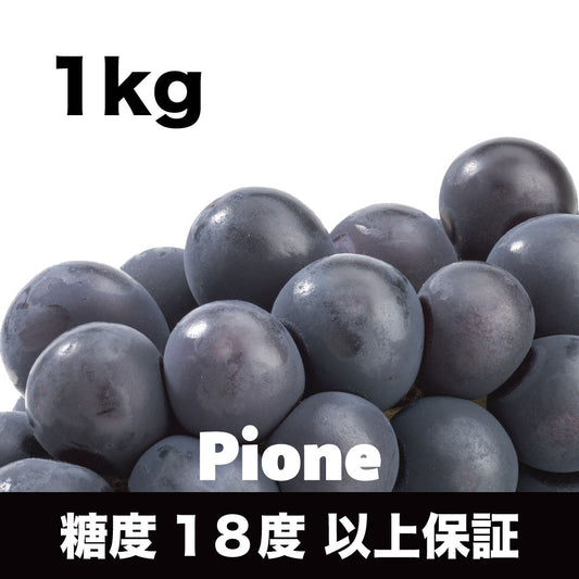 ピオーネ【約1kg/2～3房/糖度18度保証】EC012（税込）